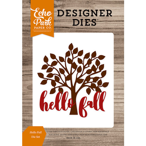 Echo Park - Harvest Season Collection - Designer Dies - Hello Fall