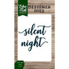 Echo Park - Christmas Cheer Collection - Designer Dies - Silent Night Word