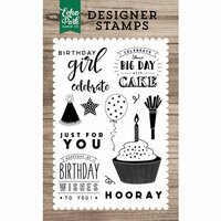 Echo Park - Clear Photopolymer Stamps - Birthday Wishes