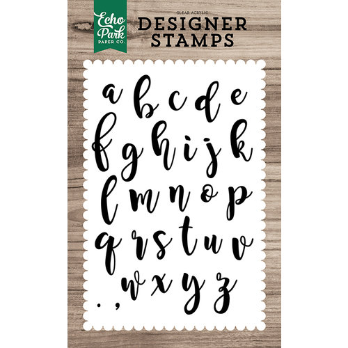 Echo Park - Clear Photopolymer Stamps - Olivia Alphabet