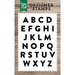 Echo Park - Clear Photopolymer Stamps - Mason Alphabet