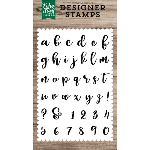 Echo Park - Clear Photopolymer Stamps - Avery Lowercase