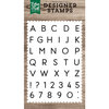 Echo Park - Clear Photopolymer Stamps - Owen Uppercase