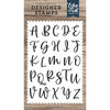 Echo Park - Clear Photopolymer Stamps - Kaitlin Uppercase Alphabet