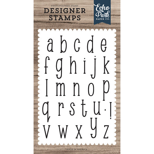 Echo Park - Clear Photopolymer Stamps - McKell Lowercase Alphabet