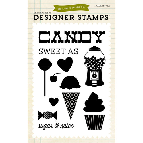 Echo Park - Children Collection - Designer Stamps - Sweet as Candy