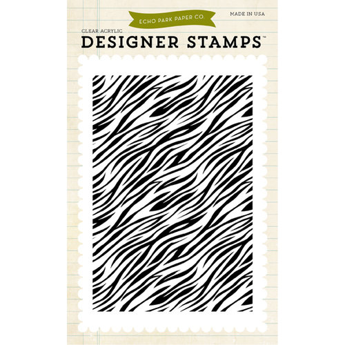 Echo Park - Children Collection - Designer Stamps - Zebra Print