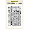 Echo Park - Everyday Collection - Photopolymer Stamps - Bingo Cards