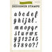 Echo Park - Sentiments - Clear Acrylic Stamps - Charlotte Alphabet