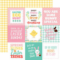 Echo Park - Easter Wishes Collection - 12 x 12 Double Sided Paper - 4 x 4 Journaling Cards