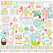 Echo Park - Easter Wishes Collection - 12 x 12 Cardstock Stickers - Elements