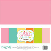 Echo Park - Easter Wishes Collection - 12 x 12 Paper Pack - Solids