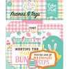 Echo Park - Easter Wishes Collection - Ephemera - Frames and Tags
