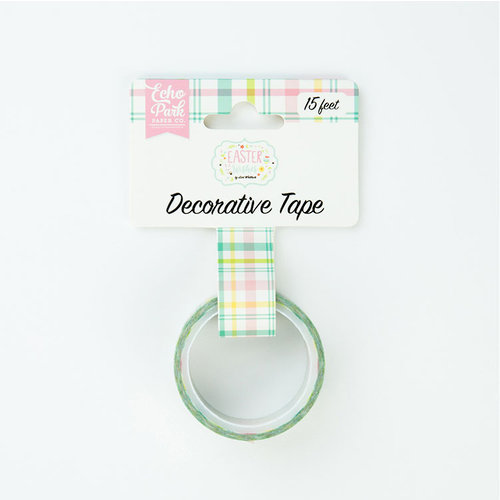 Echo Park - Easter Wishes Collection - Decorative Tape - Easter Plaid