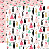 Echo Park - Fashionista Collection - 12 x 12 Double Sided Paper - Dress for Success