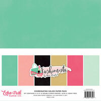Echo Park - Fashionista Collection - 12 x 12 Paper Pack - Solids