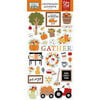 Echo Park - Fall Fever Collection - Chipboard Embellishments - Accents