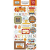 Echo Park - Fall Fever Collection - Chipboard Embellishments - Phrases