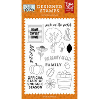 Echo Park - Fall Fever Collection - Clear Photopolymer Stamps - Pick Of The Patch