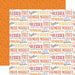 Echo Park - Fall Collection - 12 x 12 Double Sided Paper - Fall Phrases