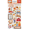 Echo Park - Fall Collection - Chipboard Embellishments - Accents