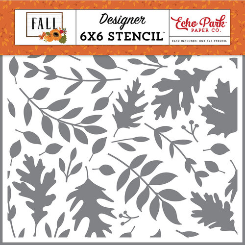 Echo Park - Fall Collection - 6 x 6 Stencils - Autumn Time