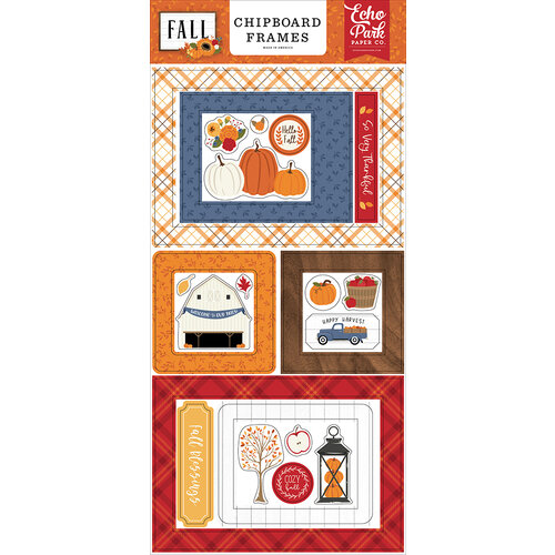 Echo Park - Fall Collection - Chipboard Embellishments - Frames