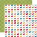 Echo Park - Fine and Dandy Collection - 12 x 12 Double Sided Paper - Fluttering Butterflies
