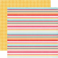 Echo Park - Fine and Dandy Collection - 12 x 12 Double Sided Paper - Dandy Stripes