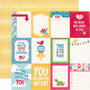 Echo Park - Fine and Dandy Collection - 12 x 12 Double Sided Paper - 3 x 4 Journaling Cards