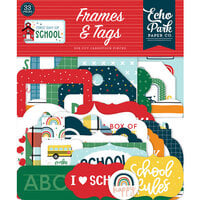 Echo Park - First Day of School Collection - Ephemera - Frames and Tags