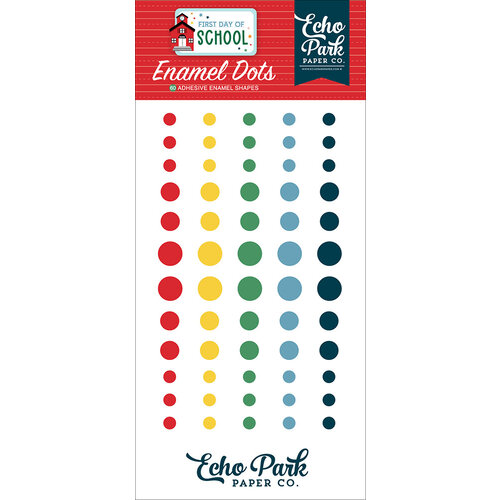 Echo Park - First Day of School Collection - Enamel Dots