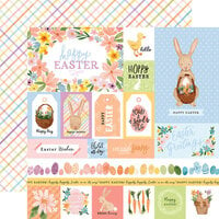 Echo Park - My Favorite Easter Collection - 12 x 12 Double Sided Paper - Multi Journaling Cards