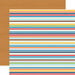 Echo Park - Fun On The Farm Collection - 12 x 12 Double Sided Paper - Sweet Stripes