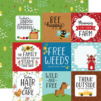 Echo Park - Fun On The Farm Collection - 12 x 12 Double Sided Paper - 4 x 4 Journaling Cards