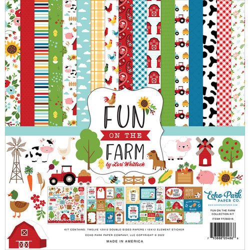 Echo Park - Fun On The Farm Collection - 12 x 12 Collection Kit