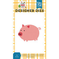 Echo Park - Fun On The Farm Collection - Designer Dies - Pig