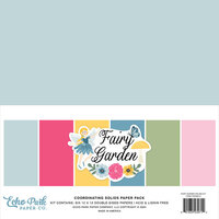 Echo Park - Fairy Garden Collection - 12 x 12 Paper Pack - Solids