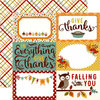 Echo Park - Fall is in the Air Collection - 12 x 12 Double Sided Paper - 4 x 6 Journaling Cards