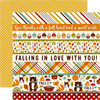 Echo Park - Fall is in the Air Collection - 12 x 12 Double Sided Paper - Border Strips