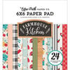 Echo Park - Farmhouse Kitchen Collection - 6 x 6 Paper Pad