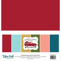 Echo Park - Farmer's Market Collection -  12 x 12 Paper Pack - Solids