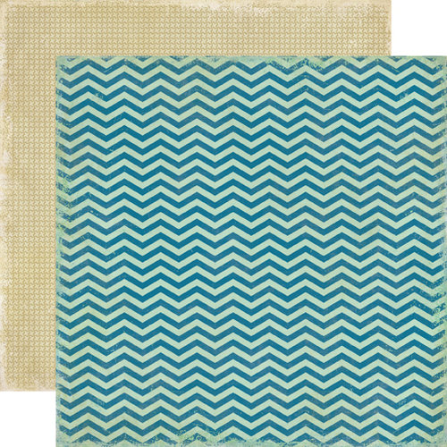 Echo Park - For the Record 2 Collection - Documented - 12 x 12 Double Sided Paper - Chevrons