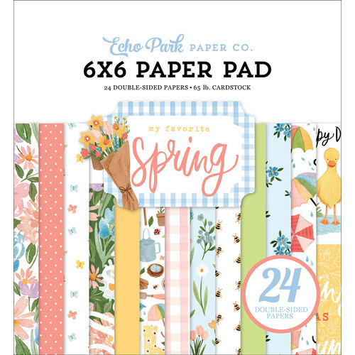 Echo Park - My Favorite Spring Collection - 6 x 6 Paper Pad