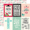 Echo Park - Forward With Faith Collection - 12 x 12 Double Sided Paper - 4 x 6 Journaling Cards