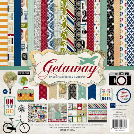 Echo Park - Getaway Collection - 12 x 12 Collection Kit
