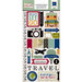 Echo Park - Getaway Collection - Chipboard Stickers