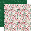 Echo Park - A Gingerbread Christmas Collection - 12 x 12 Double Sided Paper - Candy Toss