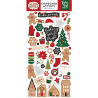 Echo Park - A Gingerbread Christmas Collection - Chipboard Stickers - Accents