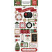Echo Park - Gnome For Christmas Collection - Chipboard Embellishments - Phrases